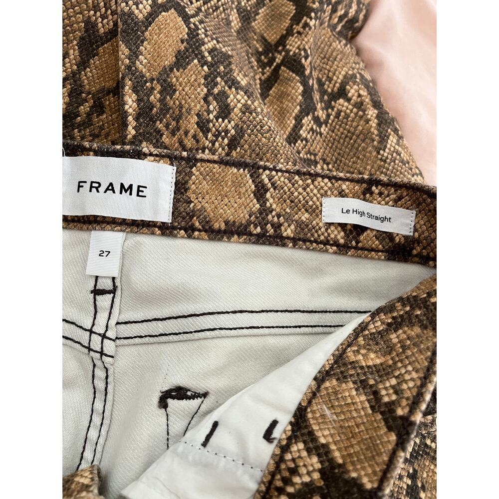 Frame Le High Straight Python 27 - Picture 3 of 3